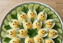 Serviranje hrane za Uskrs